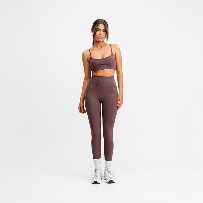 Butter Soft High Waist Tights, Dark Mauve, XS  Treningstights Lyslilla
