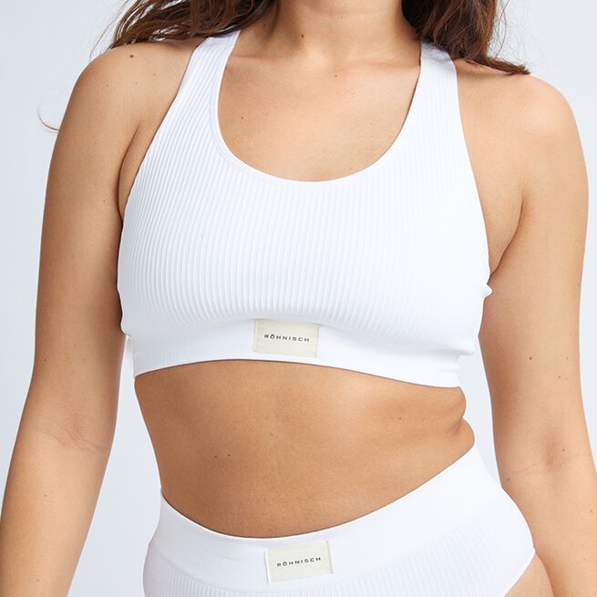 Röhnisch Micro Rib Brief, White Micro Rib Briefs Hvit