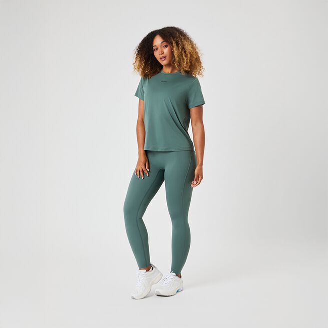 Borg Sports T-shirt, Balsam Green, L  Borg Sports T-shirt Grön