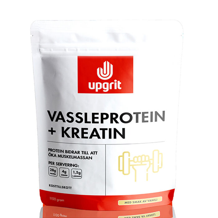 Myseprotein + Kreatin 1100 g Vanilje