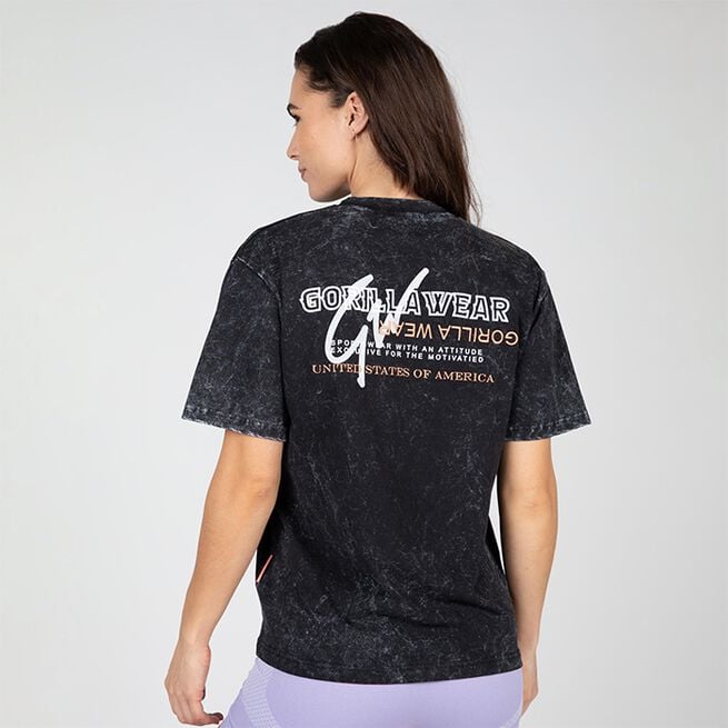 Medina Oversized T-Shirt, Washed Black, XS  Medina Oversized T-Shirt, Washed Black