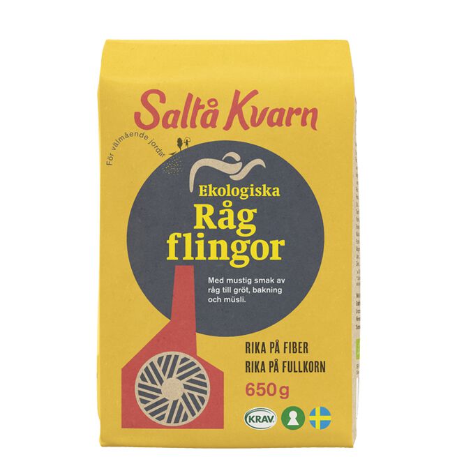 Rågflingor 650 g Rugflak 650 g