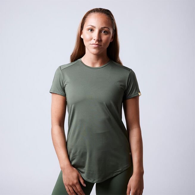 CLN Lucy ws T-shirt, Moss Green, S Lucy ws T-shirt, Moss Green