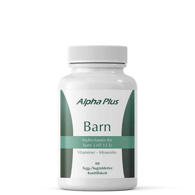 Alpha Plus Barn 60 tabletter Barn Multivitamin 60 tabletter