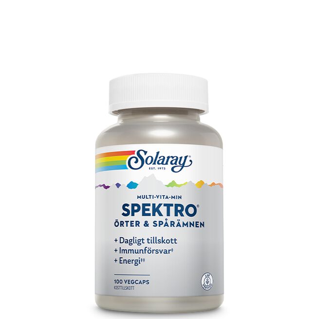 Spektro Multi-Vita-Min Solaray Spektro Multi-Vita-Min, 100 kapsler