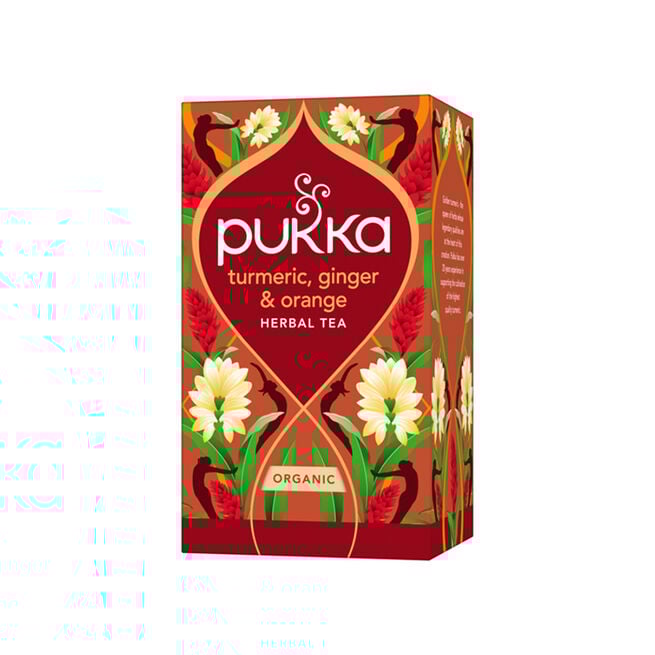 Pukka Örtte Turmeric, Ginger & Orange EKO 20 st Urte-te ØKO 20 stk Turmeric, Ginger & Orange