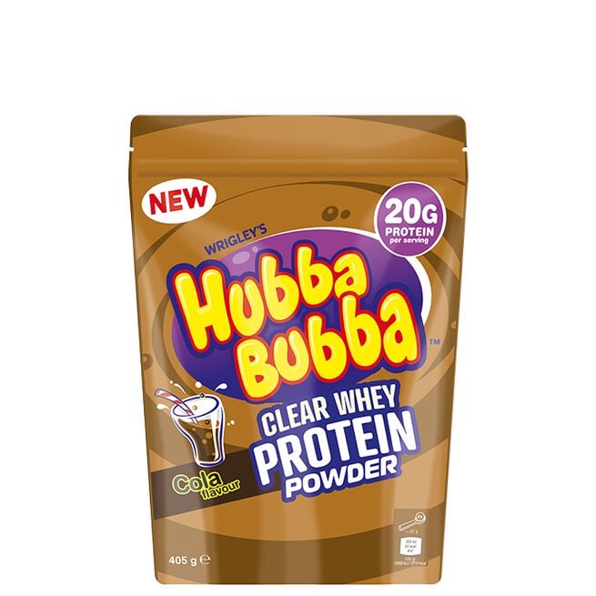 Hubba Bubba Clear Whey 405 g Blue Raspberry Hubba Bubba Clear Whey Myseprotein 405 g Cola