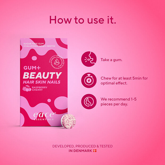 Eace Gum + Beauty Tyggis 8 stk