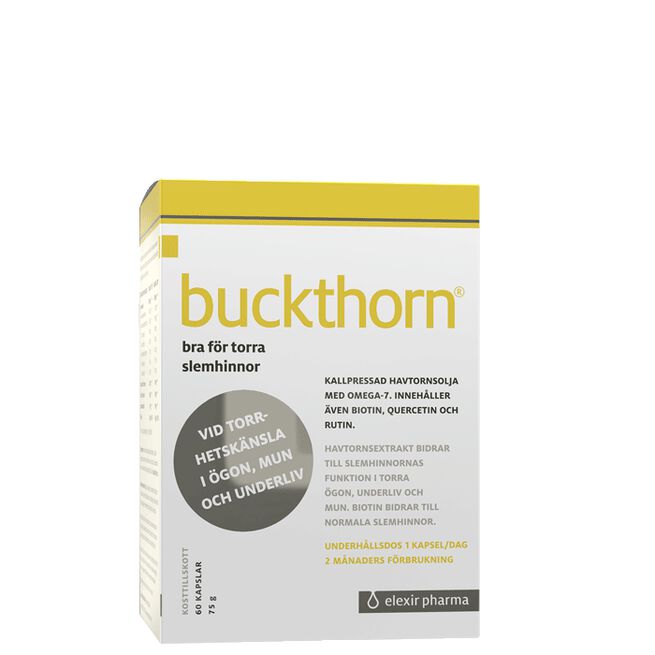 Buckthorn (Tindvedekstrakt), 60 kapsler Buckthorn Tindvedekstrakt 60 kapsler