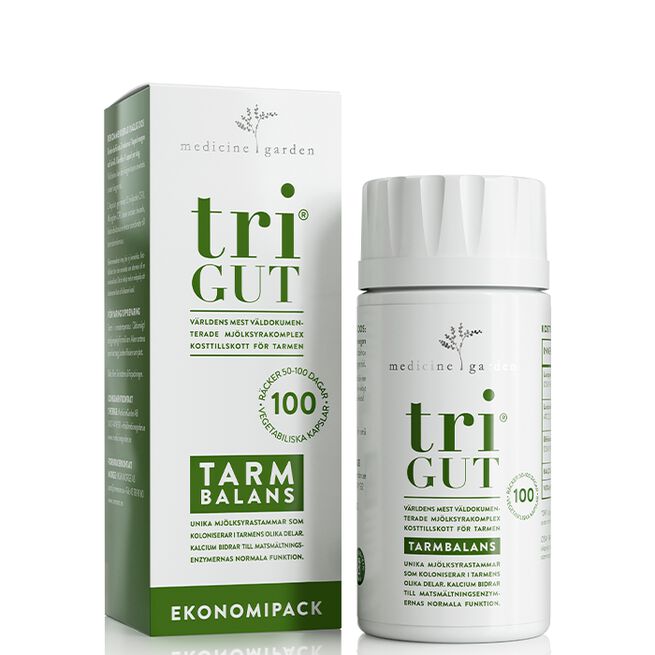 MedicineGarden triGUT 100 ekonomipack 100 kapslar triGUT 100 kapsler
