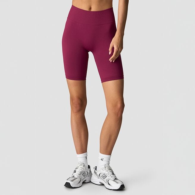 Define Seamless V-shape Biker Shorts, Magenta Rose, S Define Sømløse Sykkelshorts Rosa