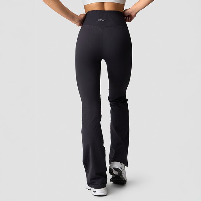 Define Seamless Flared Tights, Dark Graphite, L  Define Seamless Tights Grå