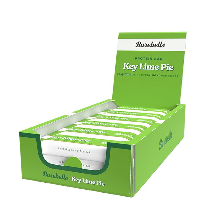 12 x Barebells Protein Bar, 55 g, Key Lime Pie 12 x Barebells Proteinbar 55 g Key Lime Pie