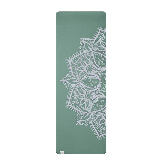 Gaiam TPE - Mandala Point Cactus Yoga Mat 6mm Mandala Point Yogamatte 6 mm Grønn