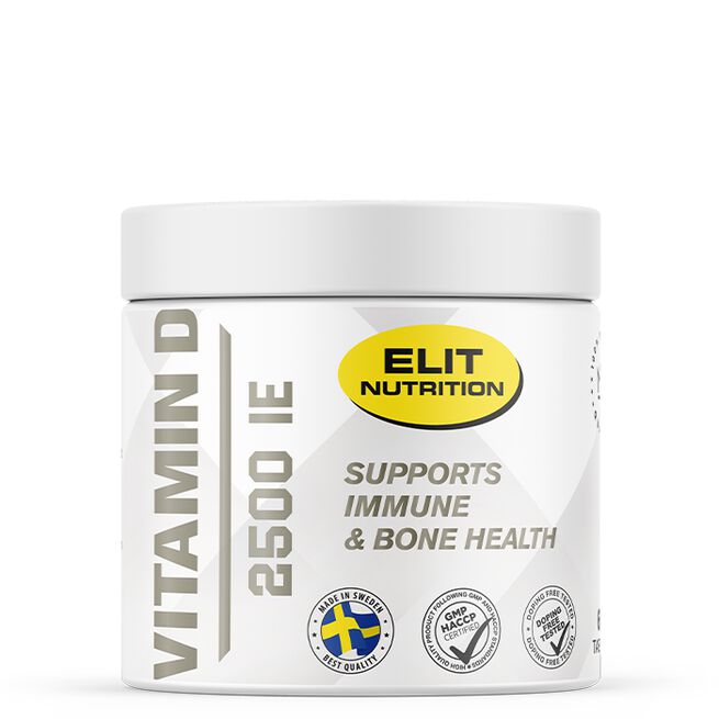 ELIT Vitamin D, 60 caps Vitamin D 2500 IE 60 kapsler