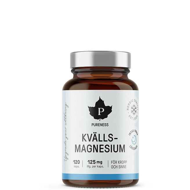 Pureness Kvällmagnesium, 120 kapslar Kveldsmagnesium 120 kapsler