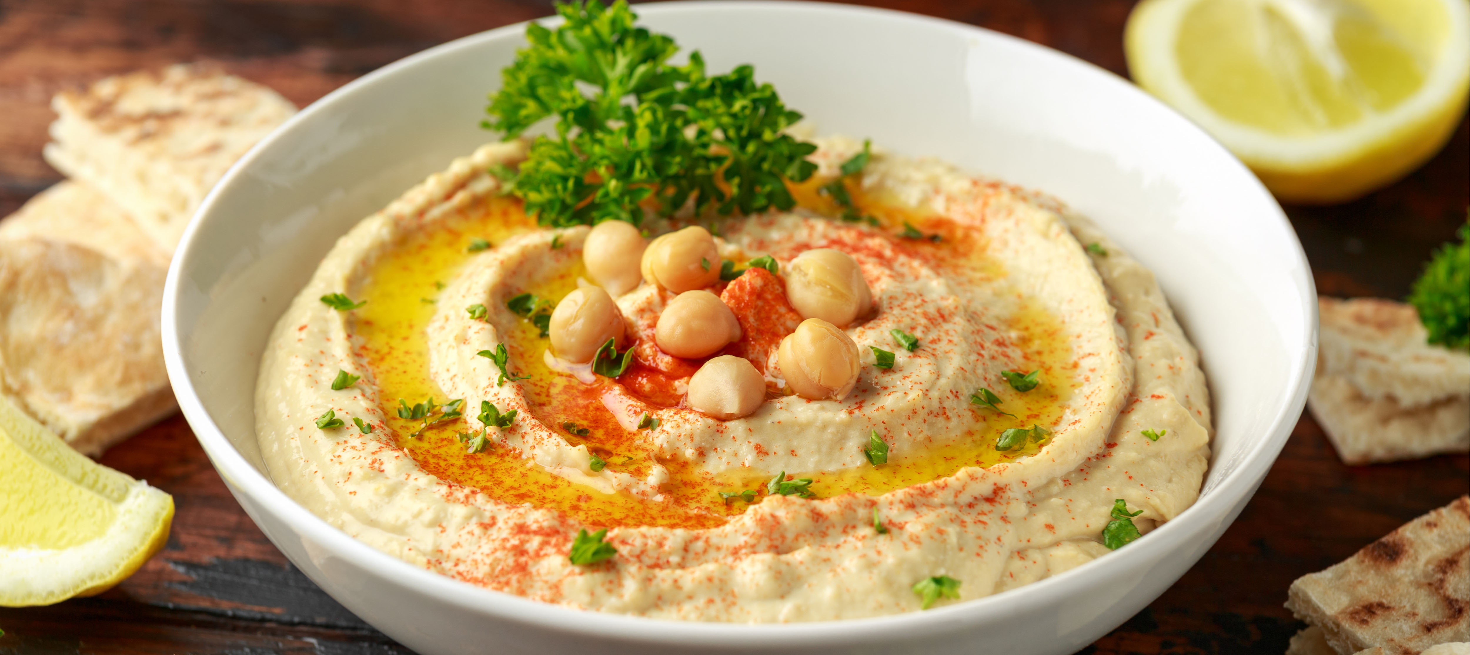 Hummus med lime og sitron Hummus med lime og sitron