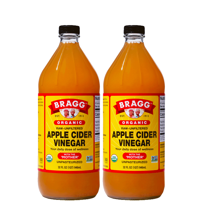 2 x Bragg Eplecidereddik ØKO EKO, 946 ml