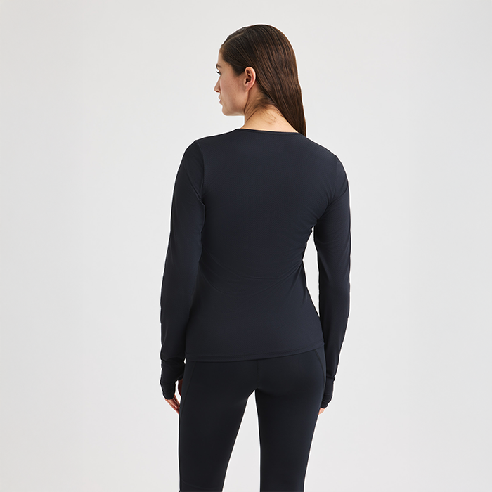Jacquard Langermet Svart