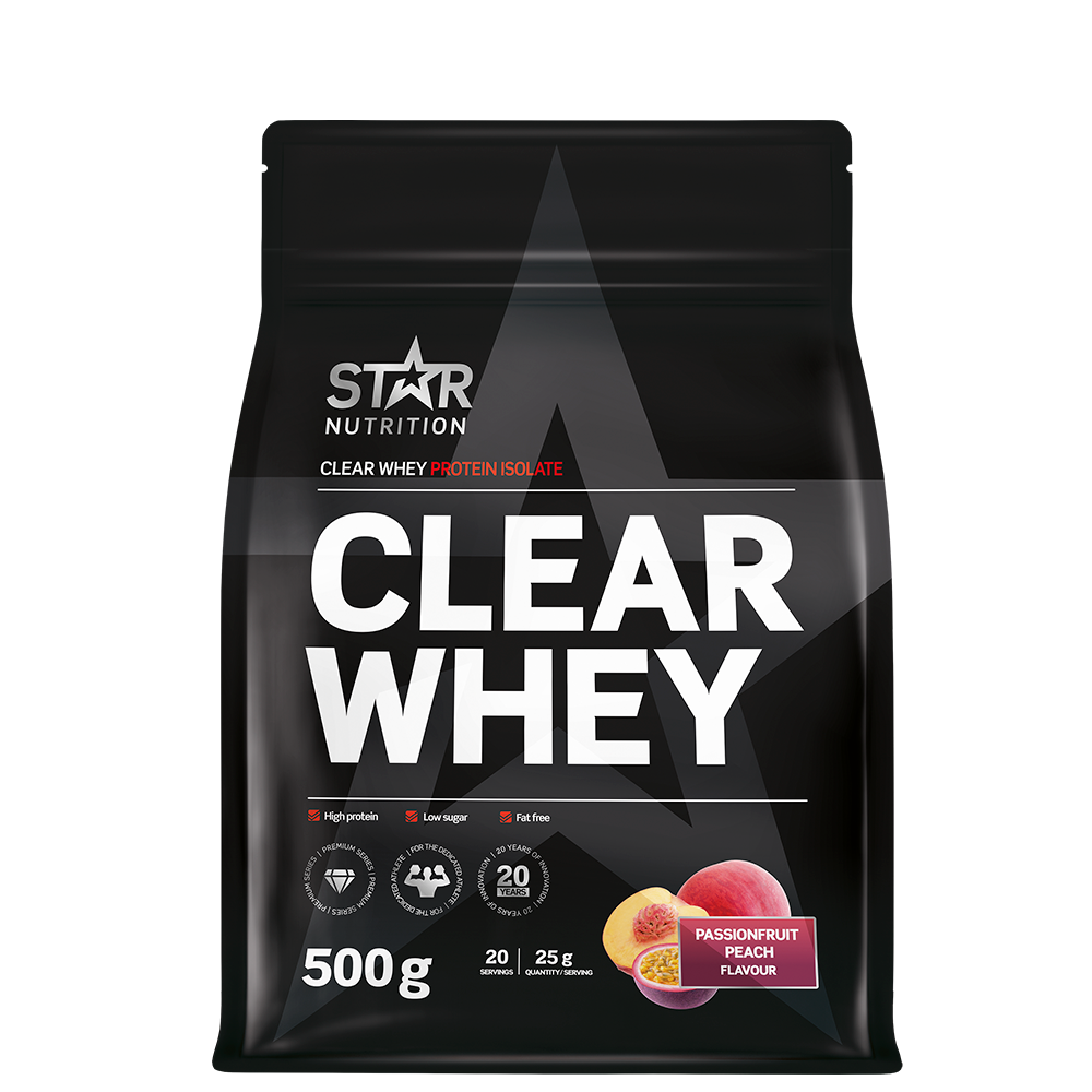 Clear Whey Myseprotein 500 g passionfruit_peach
