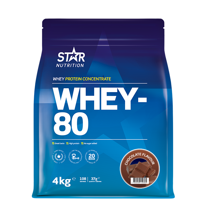 Whey-80 Myseprotein 4 kg