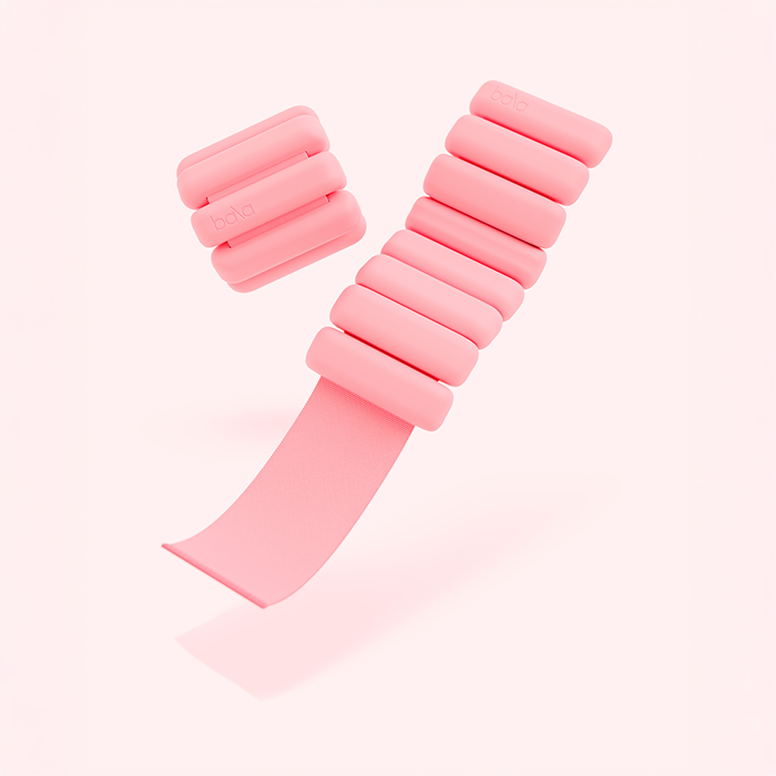 Bala - Bangles ankelvekt / håndleddsvekt 0,9 kg rosa
