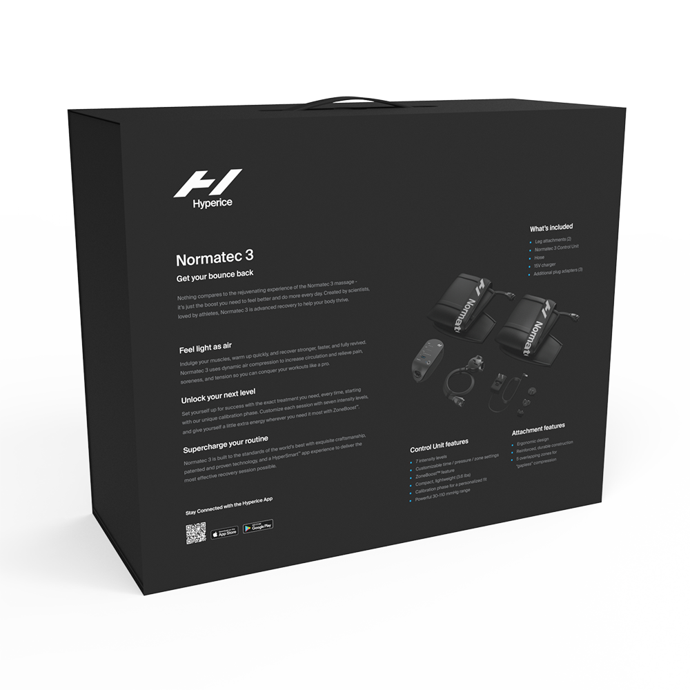 Normatec 3.0 Bensystem Kompresjonsmassasje