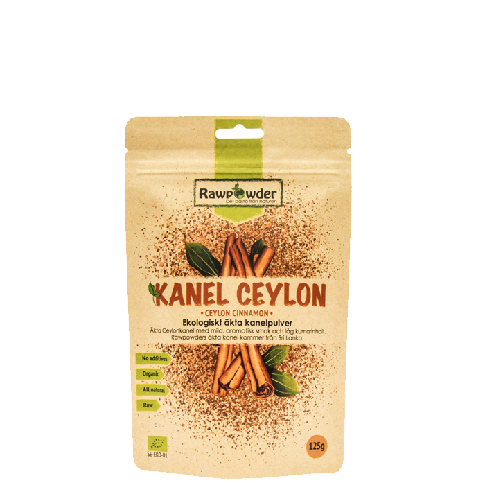 Økologisk Kanelpulver 125 g