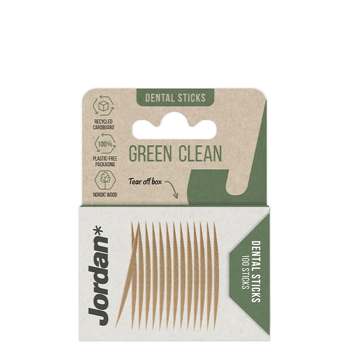 Jordan Tannstikker Green Clean 100stk