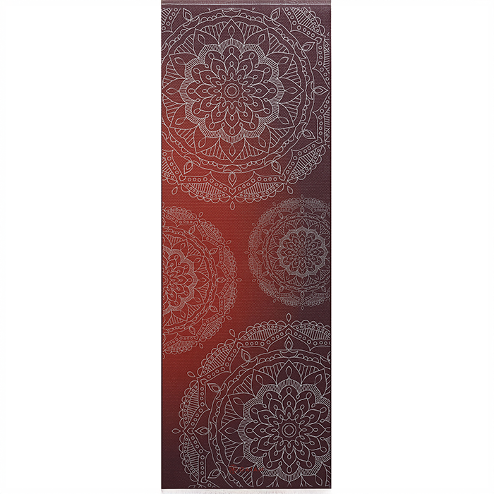 Yogamatte 6 mm R&oslash;d