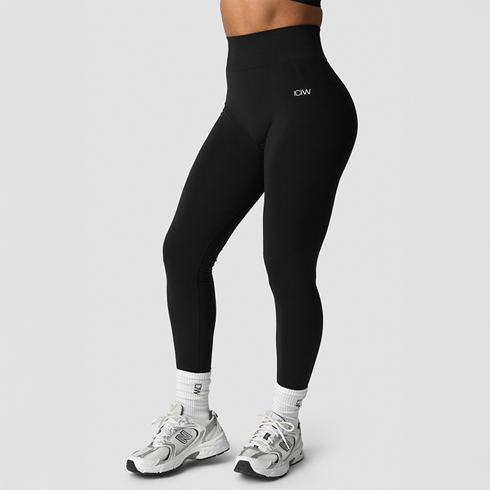 Smooth Seamless Tights Svart