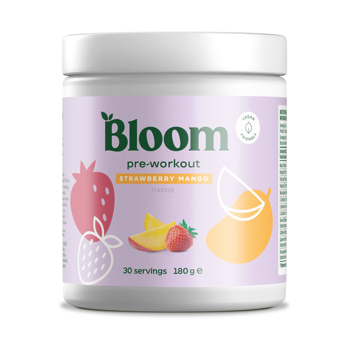 Bloom Pre‑Workout Strawberry Mango 180 g