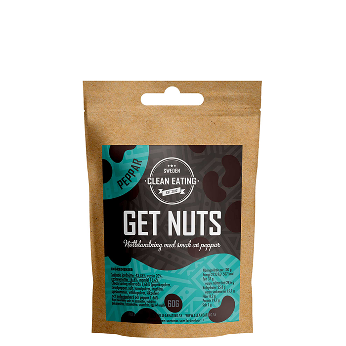 Bilde av Get Nuts Nötblandning Peppar 60 G