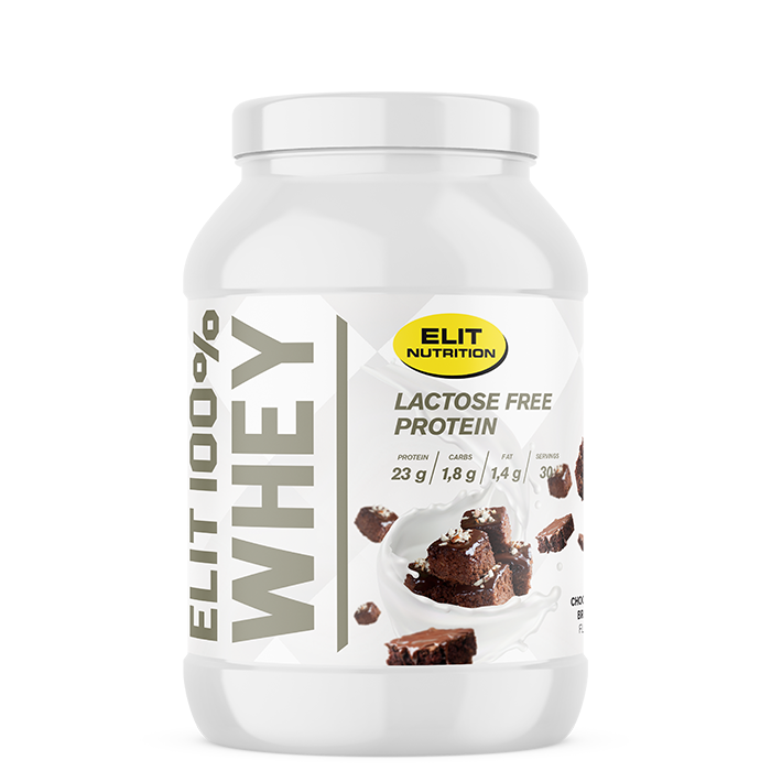 ELIT 100 % Whey Laktosefritt Proteinpulver 900 g chocolate_brownie