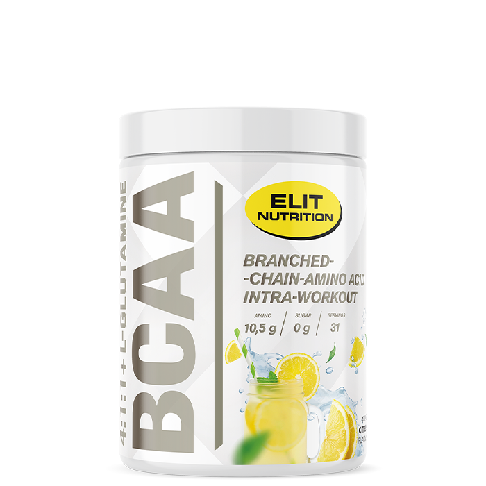 ELIT BCAA 4:1:1 + L-glutamine, 400 g, Citrus