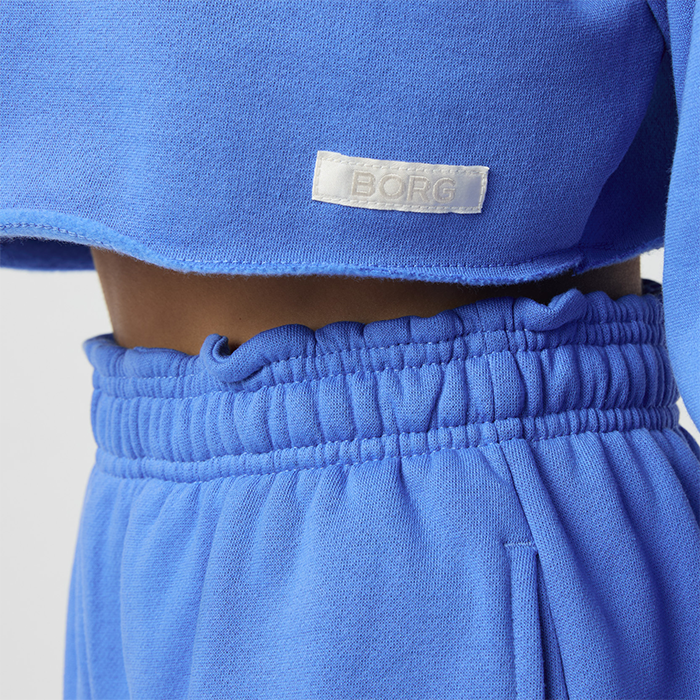 Studio Oversized Croppet Sweatshirt Marinebl&aring;
