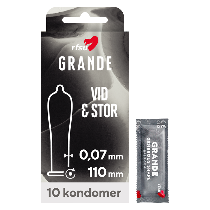 RFSU Grande Store Kondomer 10-pakning