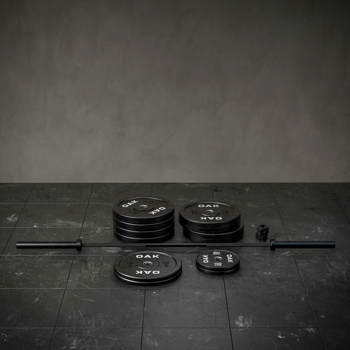 OAK Pro Vektstangpakke 20 kg med 90 kg Vektskiver
