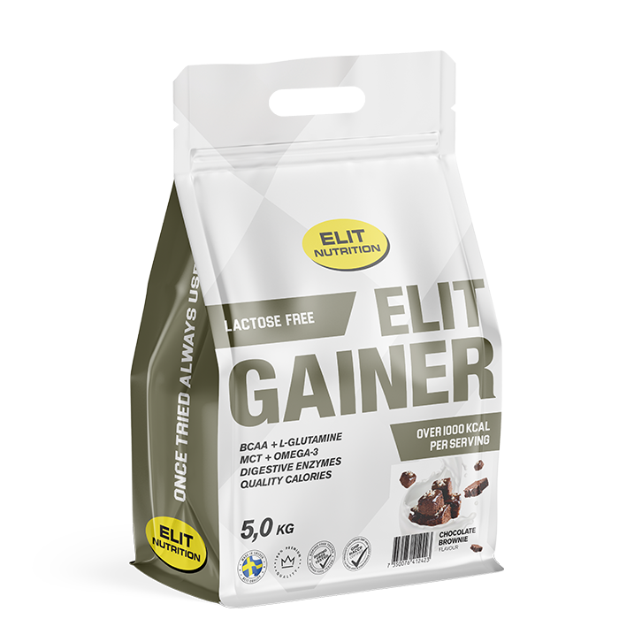 ELIT Gainer Laktosfri 5 kg chocolate_brownie