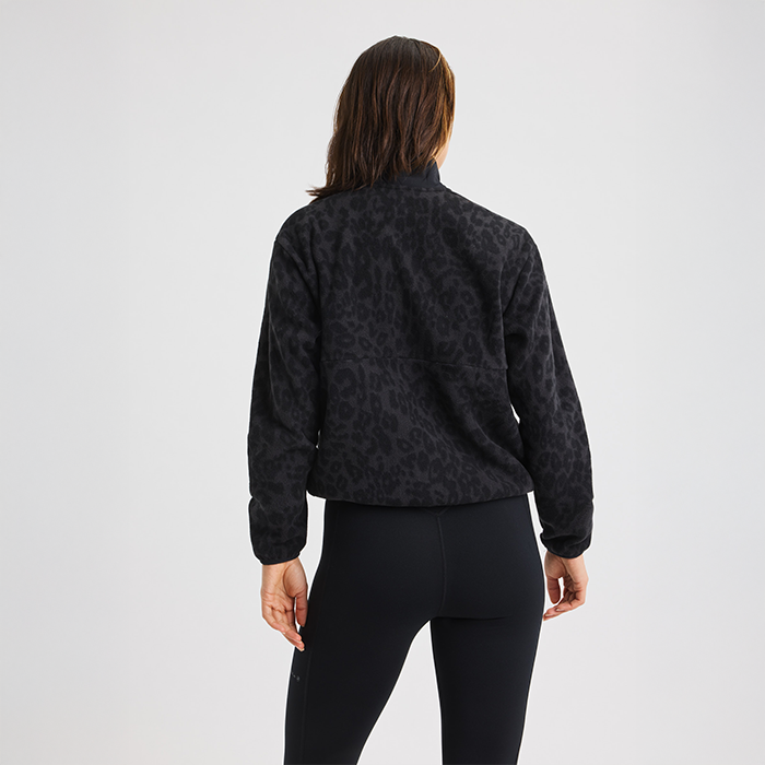 Thermal Fleece Halvzip Gr&aring; Leo