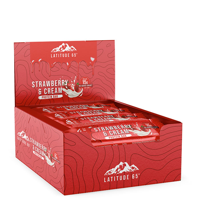 12 x Latitude 65 Protein Bar, 45 g