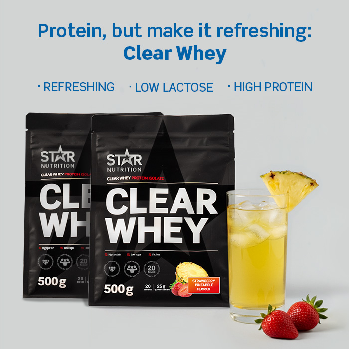 Clear Whey Myseprotein 500 g strawberry_pineapple