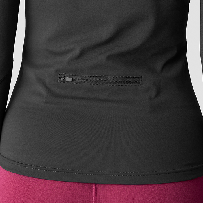 Everyday Langermet 1/4 Zip Genser M&oslash;rk Gr&aring;