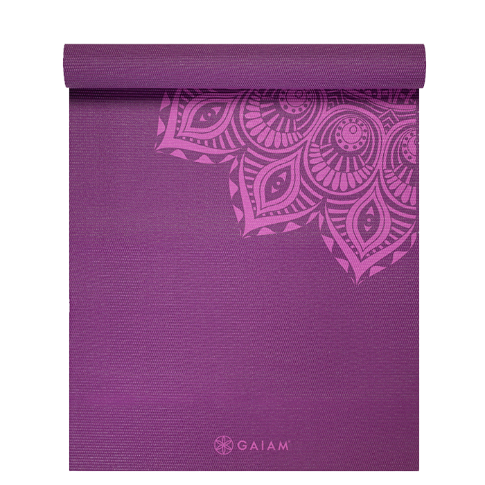 Yogamatte 6mm Purple Mandala