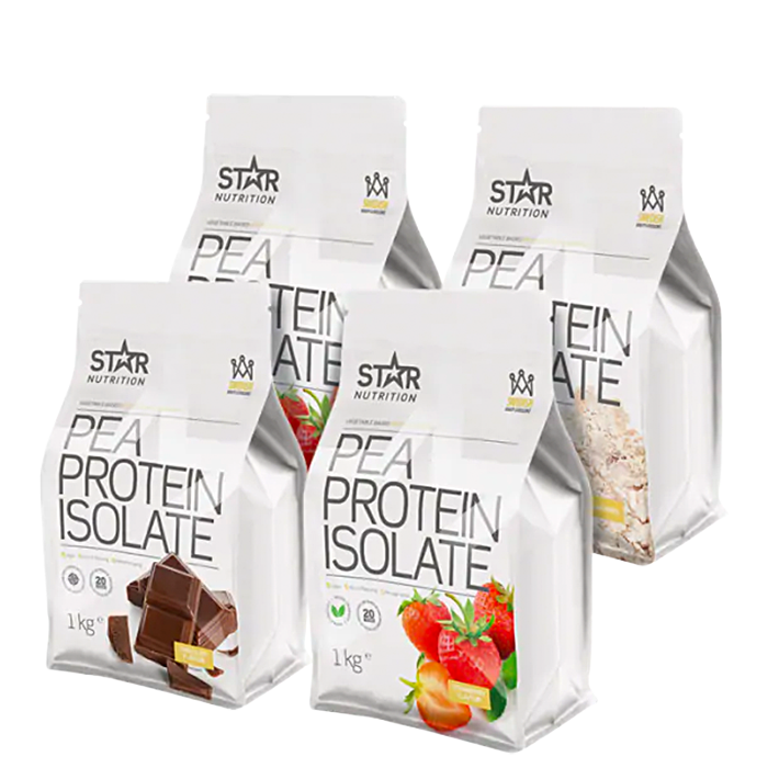 Mix&Match: 4 x Pea Protein Isolate Erteproteinisolat 1 kg