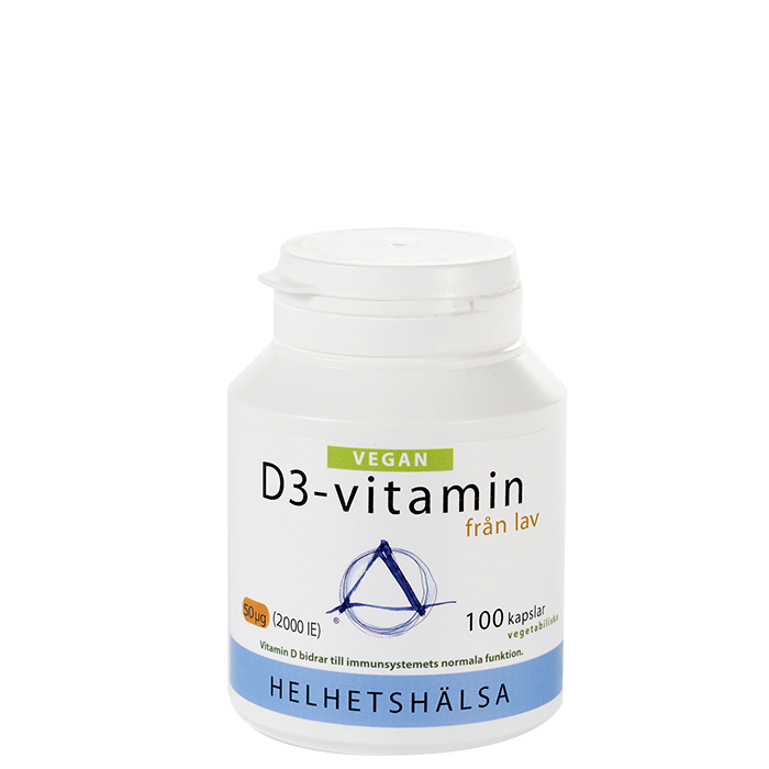 Bilde av D3-vitamin Vegan 50 Mcg 100 Kapsler