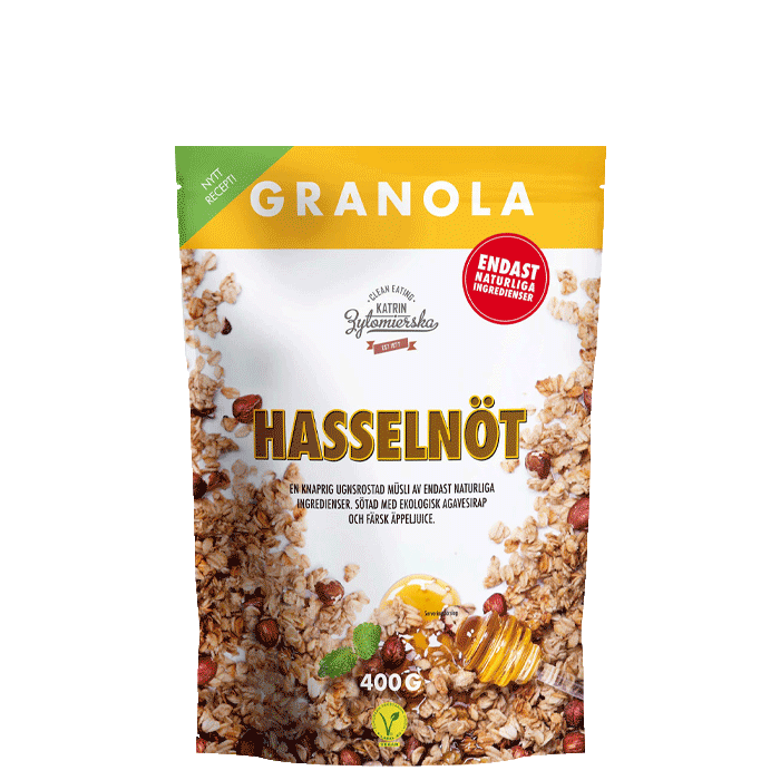 Bilde av Granola Hasselnøtt & Honning, 400 G