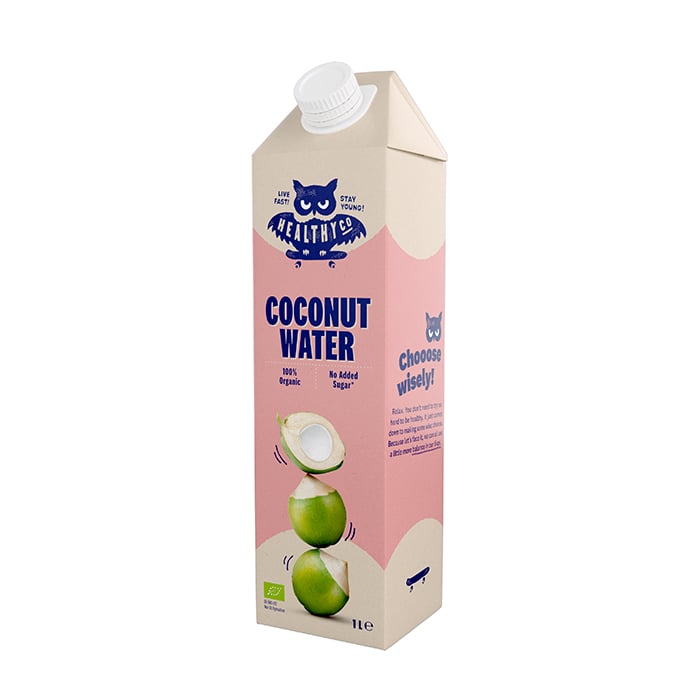 HealthyCo &Oslash;kologisk Kokosvann, 1 L Kokos