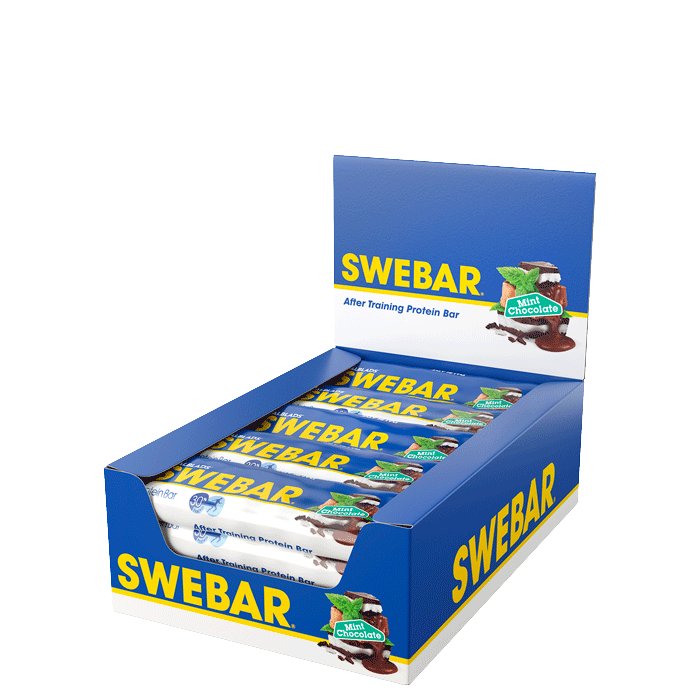 15 x Swebar Proteinbar 55 g banana_mintchocolate