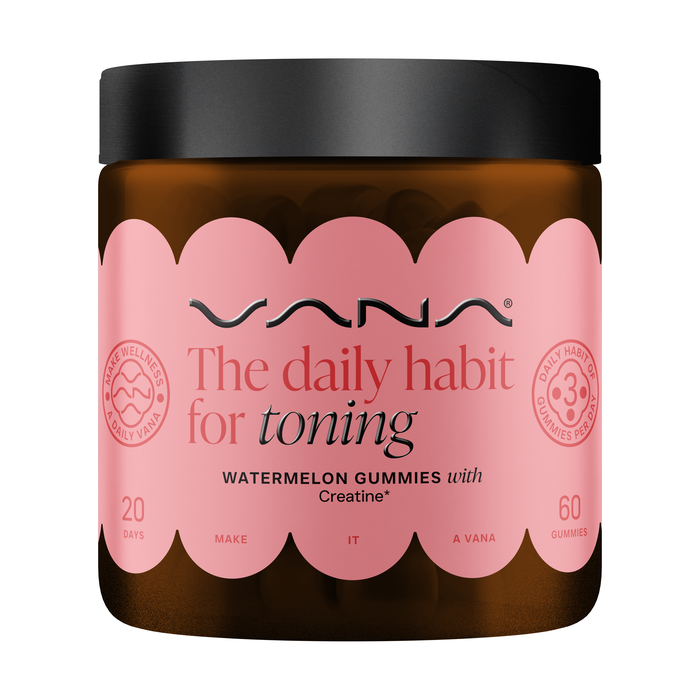 Toning Kreatin Gummies Vannmelon 60 stk